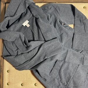 LOFT Gray Lounge Jacket